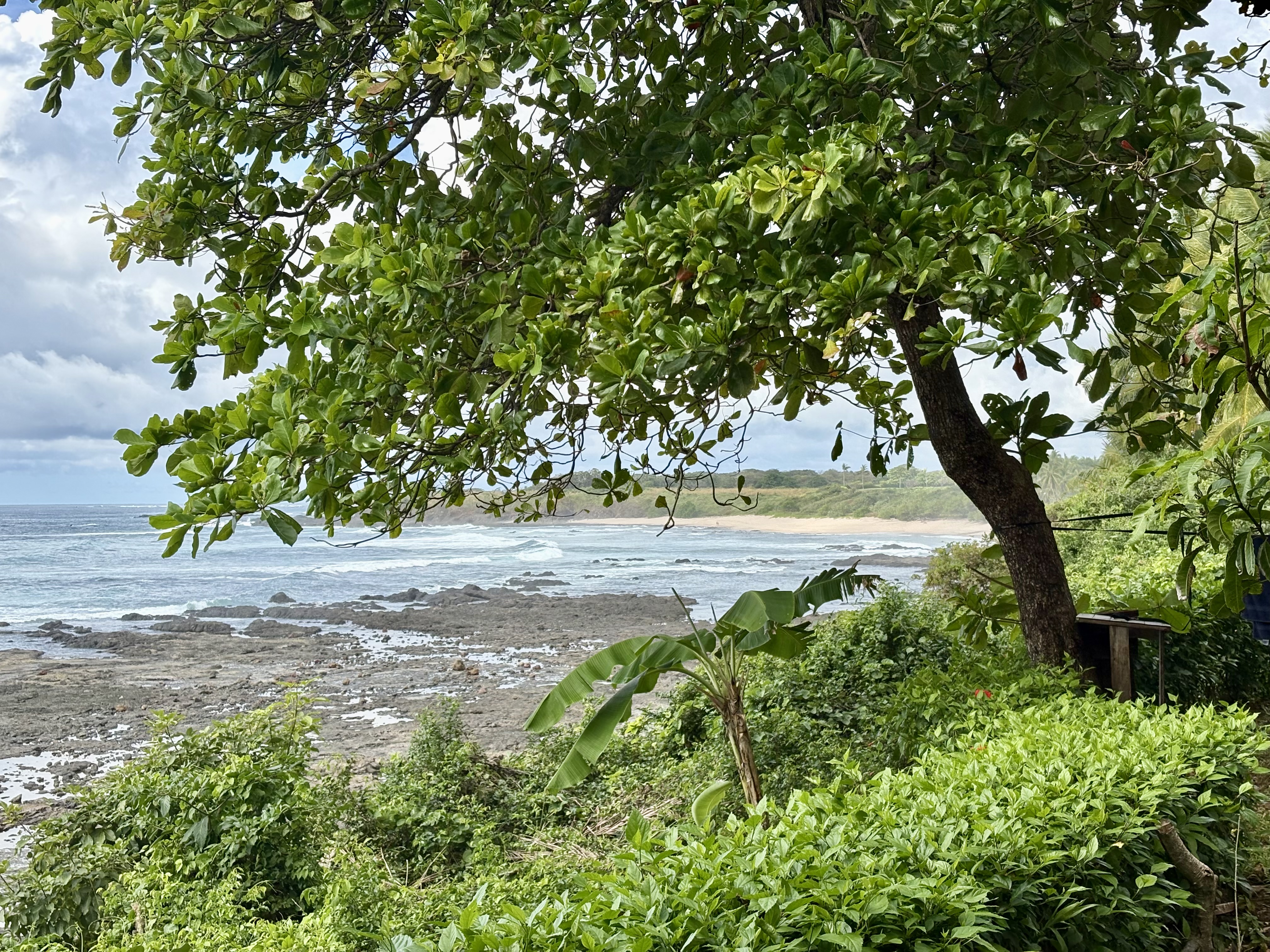 Vue sur la plage de Los Malinche