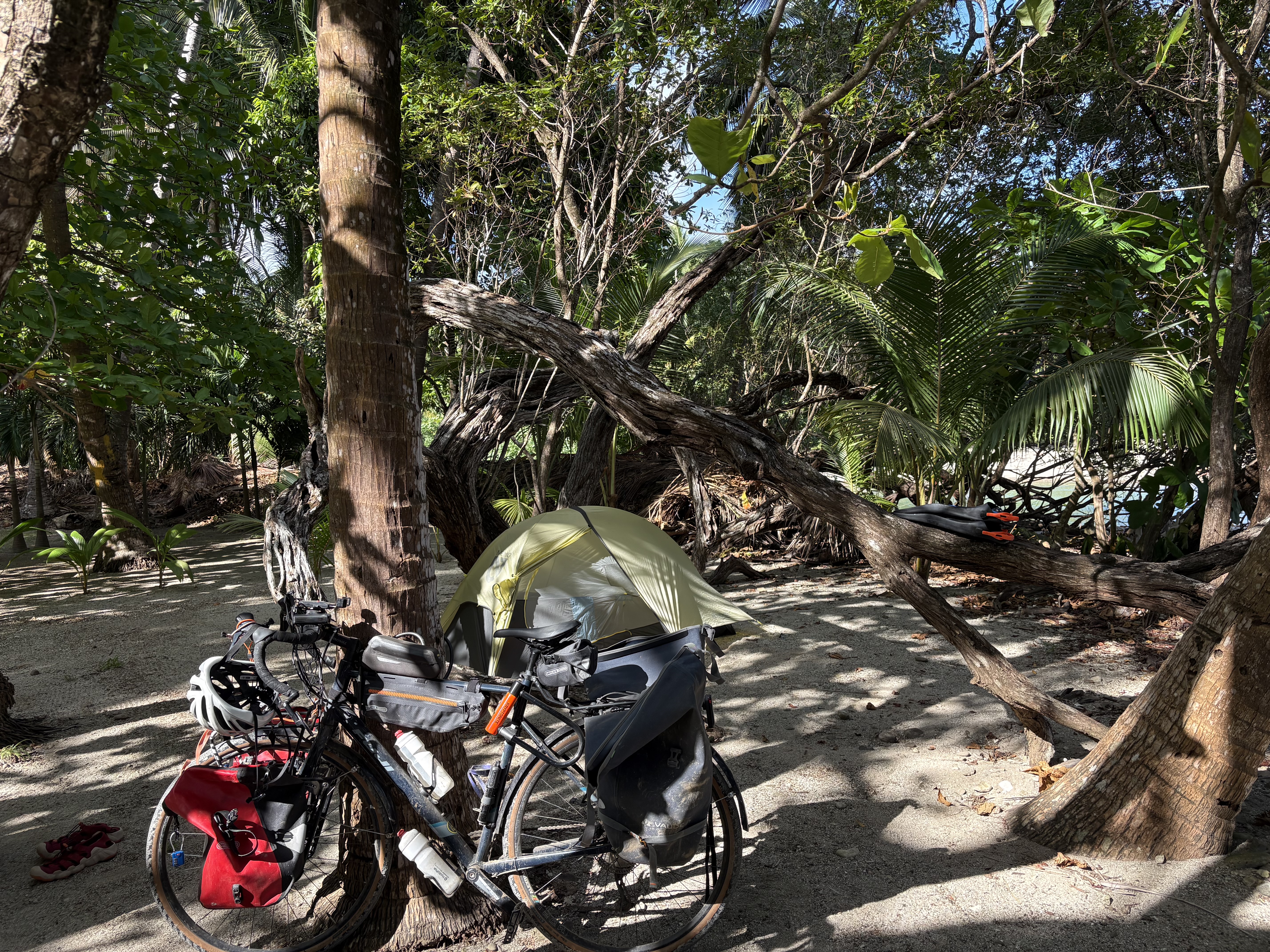Camping vélo et tente