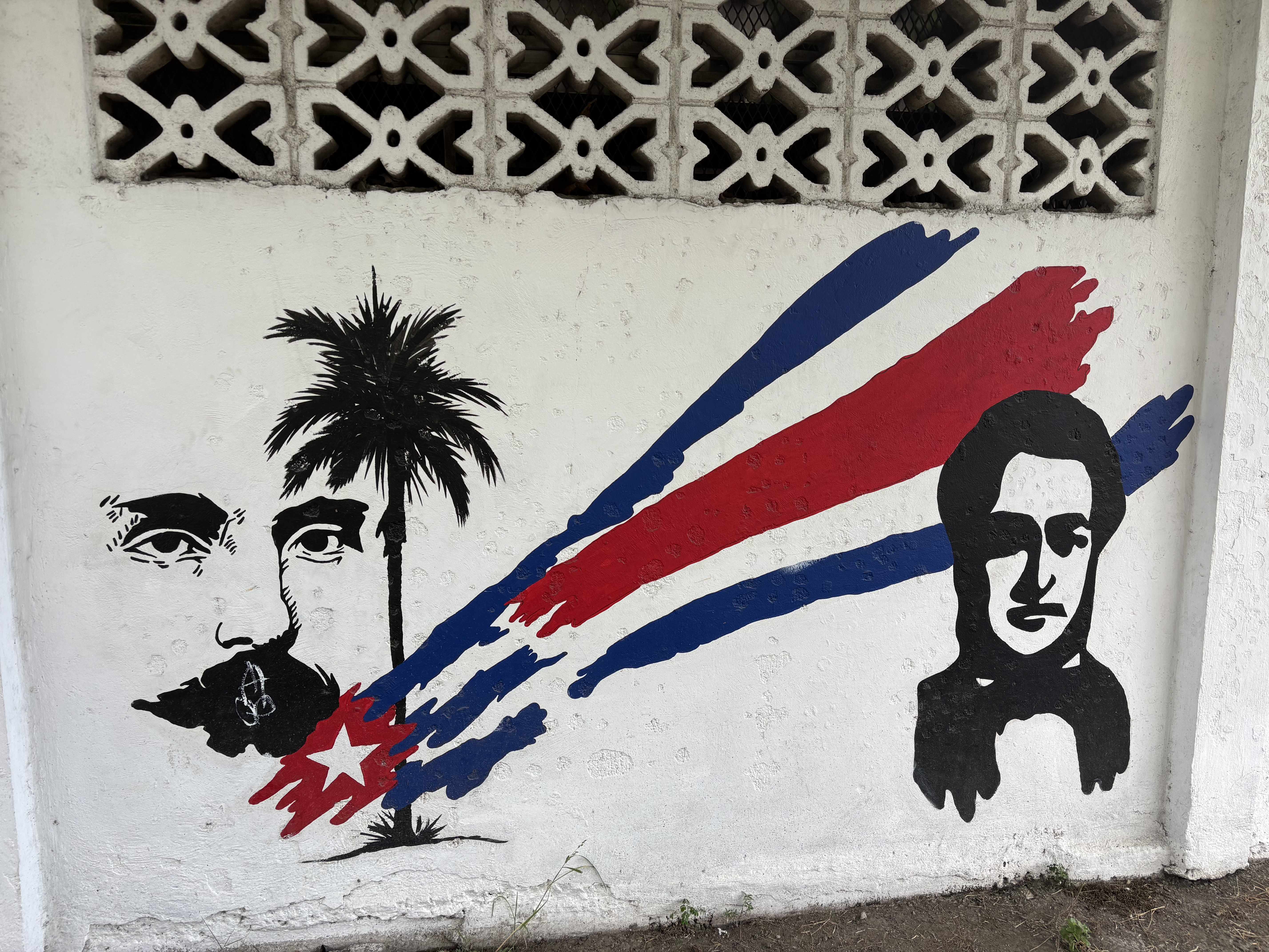 Murale José Marti et Bolivar
