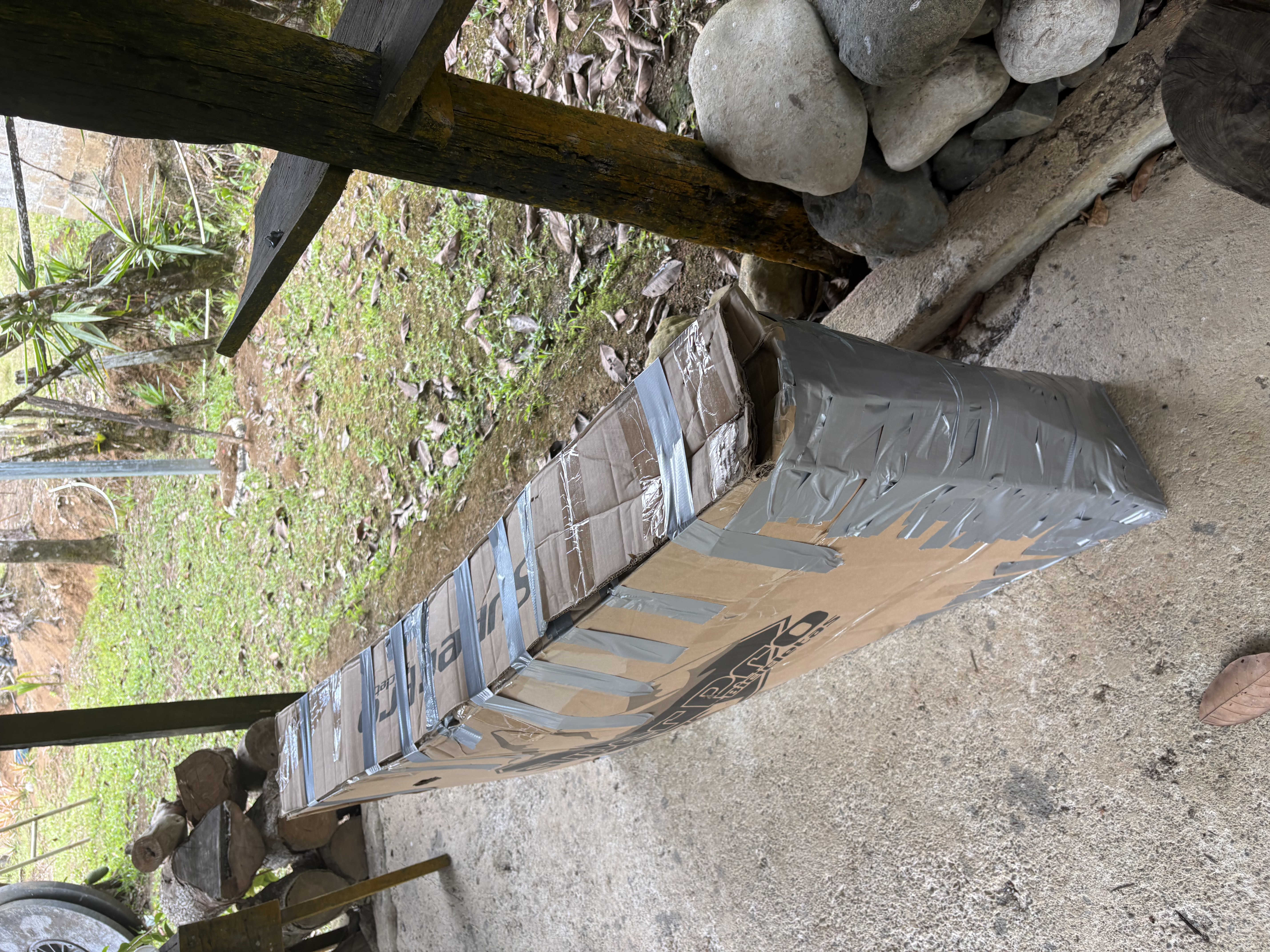 boîte de carton pour vélo